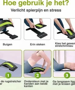 Luxovita Verstelbare Rugstretcher - Voor Nek-/Rugklachten - Rugmassage - Backstretcher - Groen 4 Luxovita Verstelbare Rugstretcher - Voor Nek-/Rugklachten - Rugmassage - Backstretcher - Groen -KLASVSA Verkoop 550x519 7