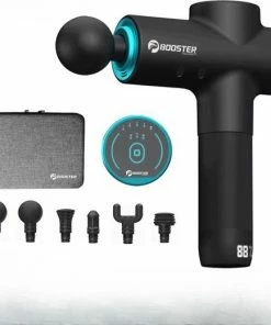 Professionele Massage Gun - Draadloos - Sport En Relax Massage - 6 Verschillende Opzetstukken - Zwart