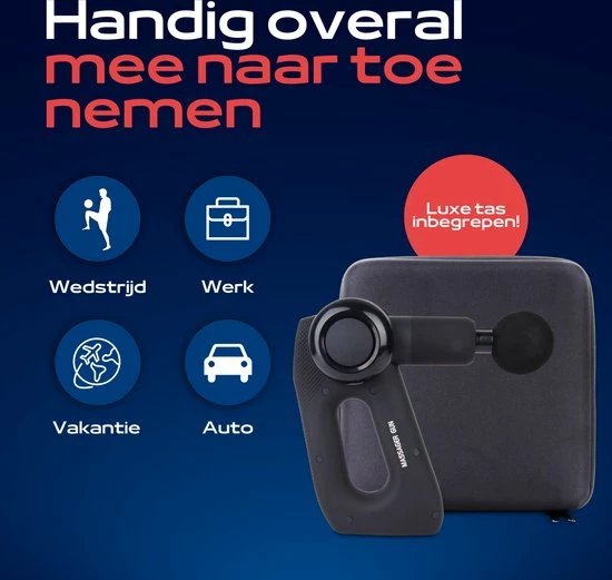 Yomoko Massagegun - Professioneel - Theragun-Pistool - Massage Gun - Apparaat - Inclusief Koffer & 4 Massagekoppen 4 Yomoko Massagegun - Professioneel - Theragun-Pistool - Massage Gun - Apparaat - Inclusief Koffer & 4 Massagekoppen - Afbeelding 4