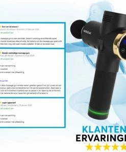 Basena - Massage Gun - Sport And Relax Massage - Zwart/goud -KLASVSA Verkoop 550x521 8