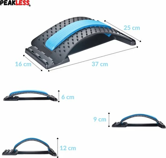 Peakless? Verstelbare Backstretcher Met Gratis E-Book - Rugklachten & Rugpijn - Massage - Houding En Postuur Corrector - Rugstretcher 7 Peakless? Verstelbare Backstretcher Met Gratis E-Book - Rugklachten & Rugpijn - Massage - Houding En Postuur Corrector - Rugstretcher - Afbeelding 7
