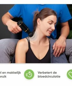 Lafe Massage Gun - Massage Apparaat - 4 Opzetstukken - 8 Standen -KLASVSA Verkoop 550x523 14