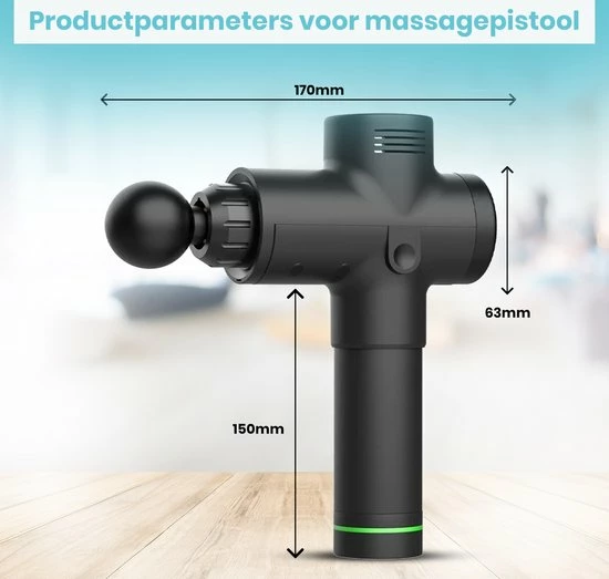 TibaGoods Massage Gun - Klop En Compressie - Massage Apparaten - 30 Standen - Inclusief Reistas - 1 Jaar Garantie - Moederdag 8 TibaGoods Massage Gun - Klop En Compressie - Massage Apparaten - 30 Standen - Inclusief Reistas - 1 Jaar Garantie - Moederdag - Afbeelding 8