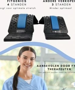 FitGenics | Verstelbare 4 Standen Backstretcher - Rugstretcher Tegen Rug- & Nekklachten -KLASVSA Verkoop 550x525 7