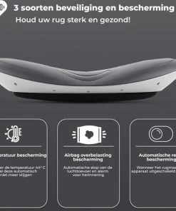 B-care Infrarood Rugmassage Apparaat - Inclusief Afstandsbediening - Rugmassage Apparaat Tegen Rugpijn - Massage Apparaat Met Infraroodlamp - Rugpijn Verlichten - Warmtemassage - Vibratie Massage - Infrarood Massage - Compressie Massage -KLASVSA Verkoop 550x526 13