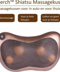Merkloos FIGURETTA Shiatsu Massagekussen - Coussin De Massage (New Version) -KLASVSA Verkoop 550x526 7