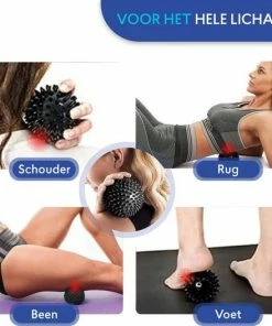 BrellaVio Massagebal - 7cm - Harde Massage Bal - Roller Voor Voeten/Rug/Nek/Schouders - Triggerpoint Egel - Lacrosse Ball -KLASVSA Verkoop 550x527 1