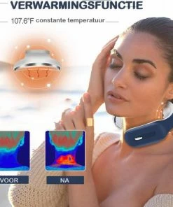YOSYO Nekmassage Apparaat - Massage Kussen - Schouder En Nekmassage - Rugmassage Apparaat - Nekmassage Met EMS – Warmte Massage – Draadloze Massageapparaat Voor Nek / Schouder - Pijnbestrijding - Ontspanning – Wit -KLASVSA Verkoop 550x528 18