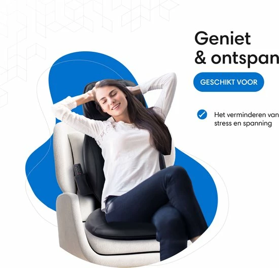 Duert? - Massagestoel Shiatsu 3D Massagekussen - Nekmassage Apparaat - Infrarood Massage Apparaat 3 Duert? - Massagestoel Shiatsu 3D Massagekussen - Nekmassage Apparaat - Infrarood Massage Apparaat - Afbeelding 3