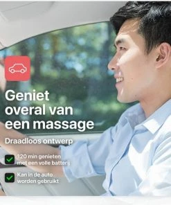 Tavaro Draadloos Massagekussen XXL Met Verwarmingsfunctie - Massageapparaat - Zwart -KLASVSA Verkoop 550x529 9