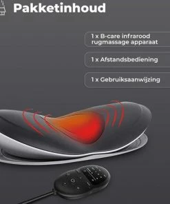 B-care Infrarood Rugmassage Apparaat - Inclusief Afstandsbediening - Rugmassage Apparaat Tegen Rugpijn - Massage Apparaat Met Infraroodlamp - Rugpijn Verlichten - Warmtemassage - Vibratie Massage - Infrarood Massage - Compressie Massage -KLASVSA Verkoop 550x530 10