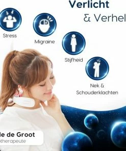 Diley Dreams® Infrarood Nekmassage Apparaat Met 3D Slaapmasker – Massage Apparaat – Massagekussen – Wit -KLASVSA Verkoop 550x530 5