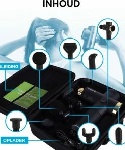 Basena - Massage Gun - Sport And Relax Massage - Zwart/goud -KLASVSA Verkoop 550x530 7