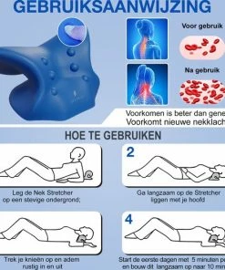 Leputie Massagekussen - Nekstretcher - Nekmassage Apparaat - Nekkussen - Neckstretcher Voor Nek- En Rugklachten - Incl. E-Book - Blauw - Black Friday 2022 14 Leputie Massagekussen - Nekstretcher - Nekmassage Apparaat - Nekkussen - Neckstretcher Voor Nek- En Rugklachten - Incl. E-Book - Blauw - Black Friday 2022 -KLASVSA Verkoop 550x531 2