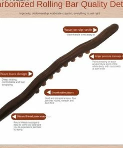 Merkloos Massage - Massageapparaat - Voor Rug, Nek, Schouder, Buik, Armen, Benen, Etc. - Massage Stok Hout - Guasha Massage Tool - Duurzaam - 1 Stuk -KLASVSA Verkoop 550x531 8