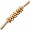 WiseGoods Premium Houten Massage Roller Tool - Bindweefselmassages - Anti Cellulite - Massageapparaten - Relax - 9 Wielen - 38cm