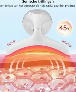 Everything You Want EYW Gezichtsnek Massageapparaat – Fatburner – Vetverbrander - Dubbele Kin - Dubbele Kin Afslanker - Onderkin Afslanker - Met Warmtefunctie – Elektrische - Wit -KLASVSA Verkoop 550x532 6