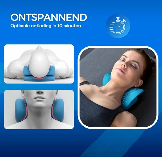 Oyka Nekstretcher - Nekkussen - Nekmassage - Massagekussen - Nek Stretcher - Inclusief E-Boek 3 Oyka Nekstretcher - Nekkussen - Nekmassage - Massagekussen - Nek Stretcher - Inclusief E-Boek - Afbeelding 3