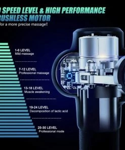 Merkloos Yousupply Massage Gun - Professioneel Massagegun Apparaat - Muscle Gun - Sport En Relax Massage - Inclusief Koffer - Zwart - 6 Opzetstukken - 2022 Fitness Model -KLASVSA Verkoop 550x534 11