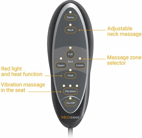 Medisana Massagekussen MCN Shiatsu 3 Medisana Massagekussen MCN Shiatsu - Afbeelding 3