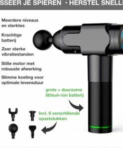 Scandinavian Collection Massage Gun 2.0 - Intense Nek En Rug Massage - Sport En Relax Massage - Professioneel- Inclusief Koffer - Massage Apparaat - 6 Standen - Massage Gun 2.0 17 Scandinavian Collection Massage Gun 2.0 - Intense Nek En Rug Massage - Sport En Relax Massage - Professioneel- Inclusief Koffer - Massage Apparaat - 6 Standen - Massage Gun 2.0 -KLASVSA Verkoop 550x535 9