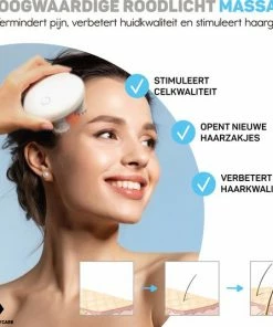 Vulpes Goods Vulpes BodyCare? Professioneel Hoofdmassage Apparaat Met Infrarood ? Elektrisch Massageapparaat - Scalp Massager - Waterdicht - Haarborstel ? Stimuleert Haargroei En Bloedsomloop - USB Oplaadbaar - Incl. E-Book -KLASVSA Verkoop 550x536 12