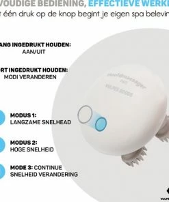 Vulpes Goods Vulpes BodyCare? Professioneel Hoofdmassage Apparaat Met Infrarood ? Elektrisch Massageapparaat - Scalp Massager - Waterdicht - Haarborstel ? Stimuleert Haargroei En Bloedsomloop - USB Oplaadbaar - Incl. E-Book -KLASVSA Verkoop 550x536 13