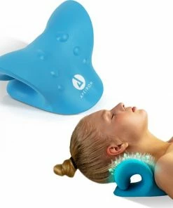 Apeiron Massagekussen - Voor Nek, Rug En Schouderpijn - Massagekussen - Nek Stretcher - Shiatsu Massagekussen - Massage Hoofdkussen - Nekmassage Apparaat - Nekkussen - Triggerpoint - Acupunctuur - Blauw -KLASVSA Verkoop 550x536 16