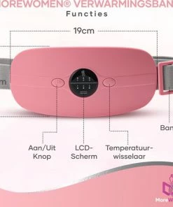 MoreWomen? MVK01 - Menstruatie Warmteband - Verwarmde Menstruatieband - Verwarmingsband - Warmtekussen - 3 Warmtestanden - Triltechnologie - Roze 15 MoreWomen? MVK01 - Menstruatie Warmteband - Verwarmde Menstruatieband - Verwarmingsband - Warmtekussen - 3 Warmtestanden - Triltechnologie - Roze -KLASVSA Verkoop 550x536 3