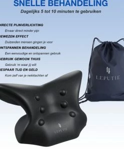 Leputie Nekstretcher - Massage Apparaat - Nekmassage Apparaat - Nekkussen - Massagekussen - Neckstretcher - Incl. E-Book - Zwart 8 Leputie Nekstretcher - Massage Apparaat - Nekmassage Apparaat - Nekkussen - Massagekussen - Neckstretcher - Incl. E-Book - Zwart -KLASVSA Verkoop 550x536 4