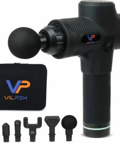 Merkloos Massage Gun - MassageGun - Professioneel - Draadloos - Sport - Spierherstel - 6 Massagekoppen - Black Friday 2022