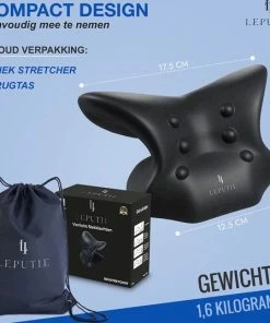 Leputie Nekstretcher - Massage Apparaat - Nekmassage Apparaat - Nekkussen - Massagekussen - Neckstretcher - Incl. E-Book - Zwart 6 Leputie Nekstretcher - Massage Apparaat - Nekmassage Apparaat - Nekkussen - Massagekussen - Neckstretcher - Incl. E-Book - Zwart -KLASVSA Verkoop 550x537 2