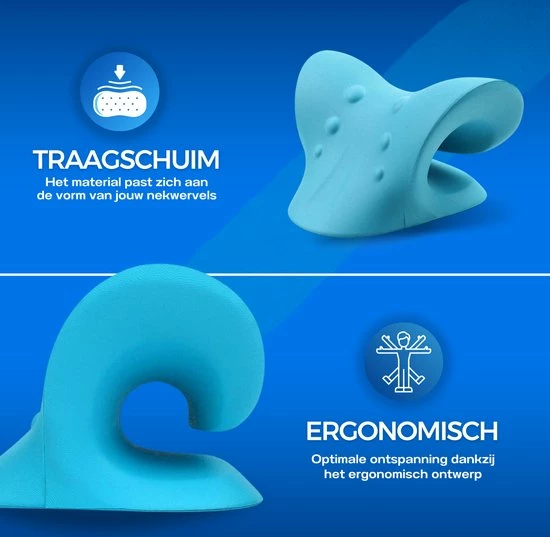 Oyka Nekstretcher - Nekkussen - Nekmassage - Massagekussen - Nek Stretcher - Inclusief E-Boek 4 Oyka Nekstretcher - Nekkussen - Nekmassage - Massagekussen - Nek Stretcher - Inclusief E-Boek - Afbeelding 4