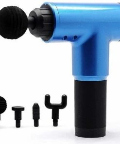 Facial Gun Fascial Gun - Massage Gun - Zwart - 4 Opzetstukken - Stille En Lange Batterijduur - Massagegun Spier Massage - Stress Relief - Spierherstel - 2000mAh Batterij - Relax Massage - Draadloos - Mini Massage - Oplaadbaar - Massage Pistool - Massageapparaat -KLASVSA Verkoop 550x538 7