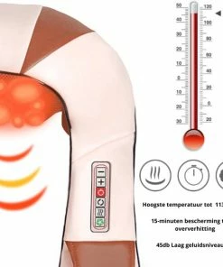 Thuys Massagekussen Met Warmte Elementen - Nekmassage Apparaat - Massage Apparaat Met Infrarood - Energiebesparend - 6 Verschillende Standen - Wit -KLASVSA Verkoop 550x539 24