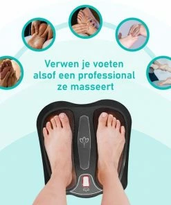 VIGOR LIFESTYLE GOODS Voetmassage Apparaat ? Ontspanning Door 18 Shiatsu Massagekoppen En Infrarood Warmte Stand - Wasbare Hoes ? Zwart -KLASVSA Verkoop 550x539 25