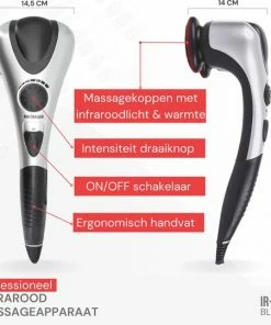Ergolight® IR-H01 Professioneel Infrarood Massageapparaat - Massage Apparaat - Klopmassage - Massage Gun Alternatief -KLASVSA Verkoop 550x541 11