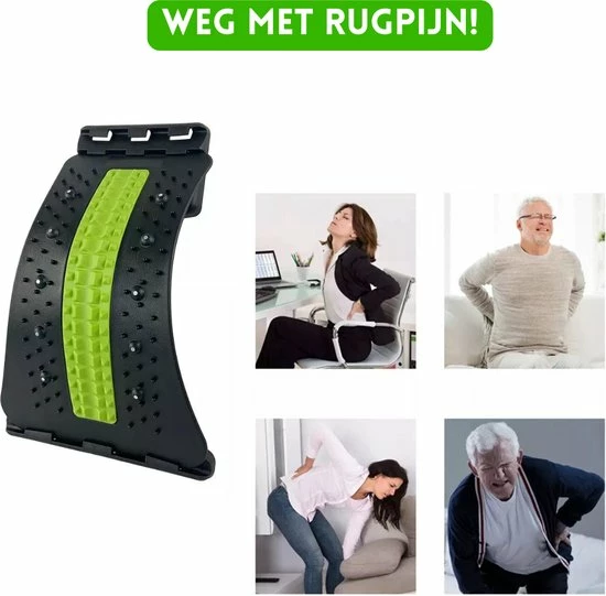 Luxovita Verstelbare Rugstretcher - Voor Nek-/Rugklachten - Rugmassage - Backstretcher - Groen Luxovita Verstelbare Rugstretcher - Voor Nek-/Rugklachten - Rugmassage - Backstretcher - Groen -KLASVSA Verkoop 550x541 15