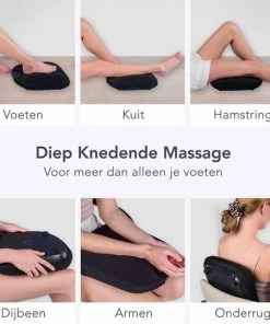 LifeGoods Voetmassage Apparaat - 18 Shiatsu Massagekoppen - Infrarood Warmte Stand - Wasbaar - Zwart -KLASVSA Verkoop 550x541 3