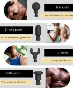 Massage Gun - Massage Apparaat ? Phoenix A2 ? 4 Opzetstukken ? Professioneel ? 3200 RPM! 19 Massage Gun - Massage Apparaat ? Phoenix A2 ? 4 Opzetstukken ? Professioneel ? 3200 RPM! -KLASVSA Verkoop 550x542 14