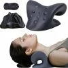 Novabeau? Professionele Nekkussen ? Rugstretcher - Nekstretcher Voor Nekmassage ? Massagekussen Voor Nektractie - Massage Kussen Tegen Nekpijn ? Incl. Opbergtas En Slaapmasker