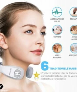 Vulpes Goods Vulpes BodyCare? Professioneel Nekmassage Apparaat Met Infrarood ? 6 Verschillende Massages Met 15 Snelheden - Geschikt Voor Nekklachten ? Warmte Massage Kussen ? Massage Apparaat Voor Nek / Schouder -KLASVSA Verkoop 550x544 3