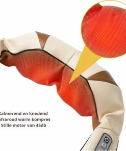 Thuys Massagekussen Met Warmte Elementen - Nekmassage Apparaat - Massage Apparaat Met Infrarood - Energiebesparend - 6 Verschillende Standen - Wit -KLASVSA Verkoop 550x545 12