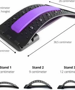 EarKings Backstretcher Massage Apparaat Met Zachte Massage Pads - Verstelbare Rugstretcher Voor Optimale Ontspanning - Paars 19 EarKings Backstretcher Massage Apparaat Met Zachte Massage Pads - Verstelbare Rugstretcher Voor Optimale Ontspanning - Paars -KLASVSA Verkoop 550x545 16