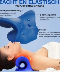 Leputie Massagekussen - Nekstretcher - Nekmassage Apparaat - Nekkussen - Neckstretcher Voor Nek- En Rugklachten - Incl. E-Book - Blauw - Black Friday 2022 13 Leputie Massagekussen - Nekstretcher - Nekmassage Apparaat - Nekkussen - Neckstretcher Voor Nek- En Rugklachten - Incl. E-Book - Blauw - Black Friday 2022 -KLASVSA Verkoop 550x545 5