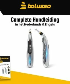 Bolusso Complete Acupunctuur Pen Set ? Inclusief 5 Kopstukken, Nederlandse Handleiding ? Massage Pen En Hulpmiddel ? Oplaadbaar - Inclusief Gel Potjes -KLASVSA Verkoop 550x546 11