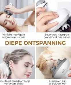 Bluemay Scalp Massager - Massageapparaat - Elektrisch - Hoofdmassage -KLASVSA Verkoop 550x546 19