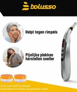 Bolusso Complete Acupunctuur Pen Set ? Inclusief 5 Kopstukken, Nederlandse Handleiding ? Massage Pen En Hulpmiddel ? Oplaadbaar - Inclusief Gel Potjes -KLASVSA Verkoop 550x546 9
