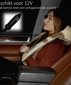 Ventux Shiatsu Massagekussen - Elektrisch Nekmassage En Schouder Apparaat - Beige -KLASVSA Verkoop 550x547 14