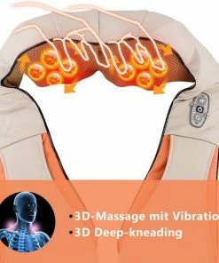 Alizendeh Massagekussen Shiatsu Massage Met Riem Warmtefunctie Elektrische Auto Nek Massager -KLASVSA Verkoop 550x547 15